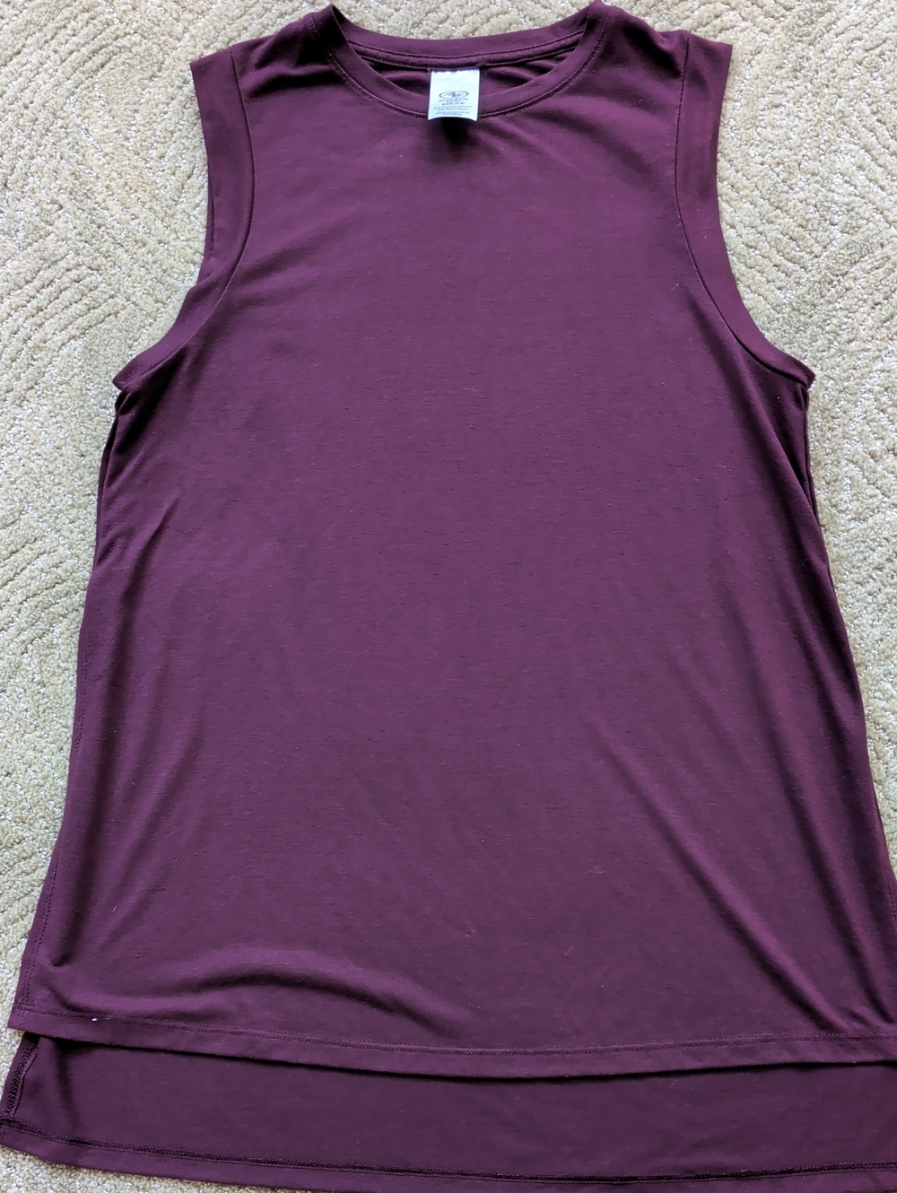 Athletic Works Plum Sleeveless Crewneck Tank